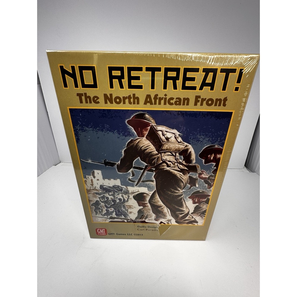No Retreat: The North African Front GMT Games NEW SEALED